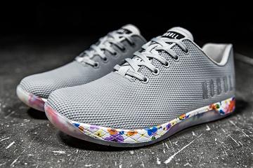 Grey Nobull Grey Daisy Men's Trainers | CA Z1252U